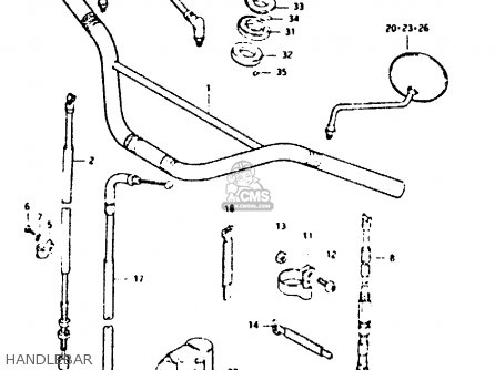 HANDLEBAR - DR125S 1983 (D)