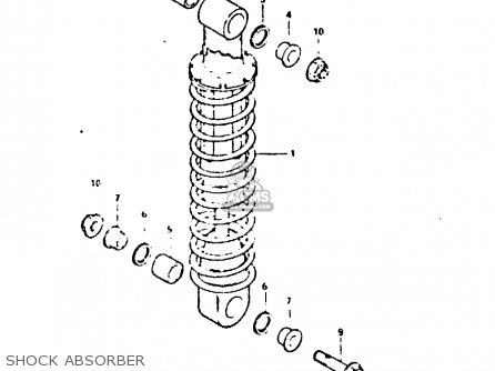SHOCK ABSORBER - DR125S 1983 (D)