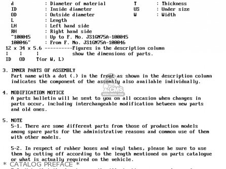 * CATALOG PREFACE * - DR125S 1983 (D)