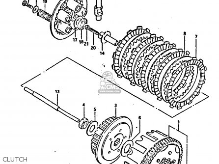 CLUTCH - DR125S 1984 (E)