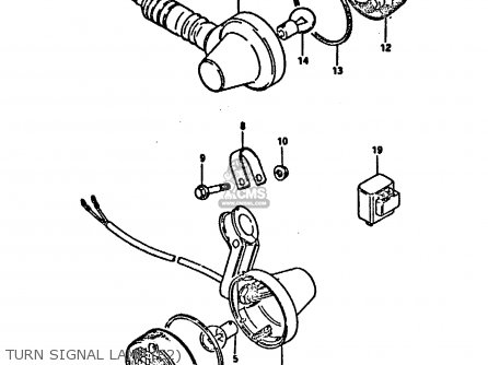 TURN SIGNAL LAMP (E2) - DR125S 1984 (E)