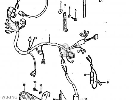 WIRING HARNESS - DR125S 1984 (E)