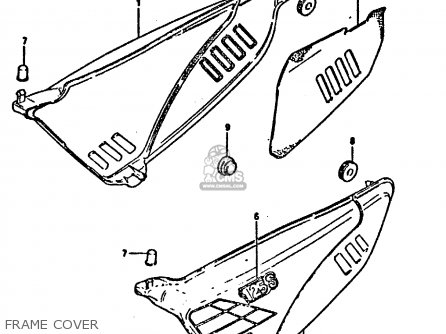 FRAME COVER - DR125S 1984 (E)