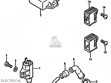 ELECTRICAL - DR125S 1985 (F) (E01 E02 E04 E18 E24)