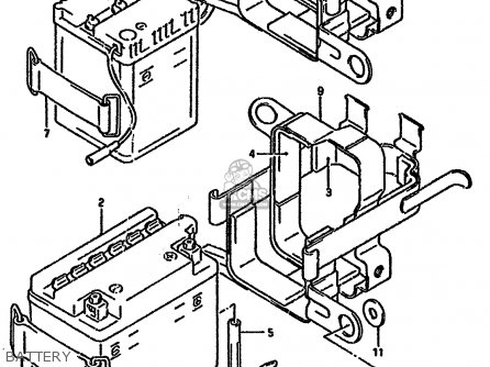 BATTERY - DR125S 1987 (H) (E01 E02 E04 E15 E18 E21 E24)