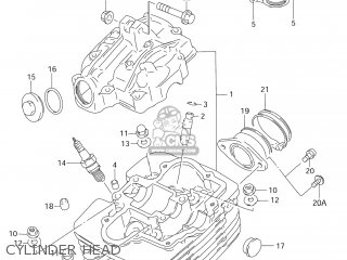 Suzuki DR125SE 1994 (R) USA (E03) parts lists and schematics