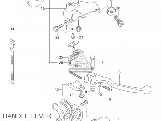 HANDLE LEVER - DR125SE 1994 (R) USA (E03)