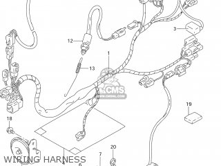 WIRING HARNESS - DR125SE 1994 (R) USA (E03)