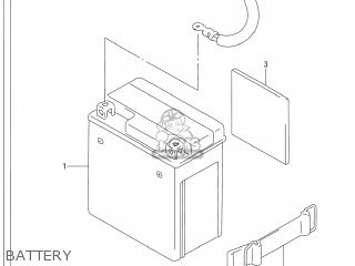 BATTERY - DR125SE 1995 (S) USA (E03)