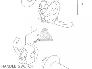 HANDLE SWITCH - DR125SE 1995 (S) USA (E03)