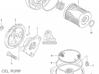OIL PUMP - DR125SE 1995 (S) USA (E03)