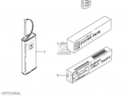 OPTIONAL - DR125SE 1996 (T) FRANCE GERMANY (E04 E22)