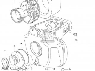 AIR CLEANER - DR125SE 1996 (T) USA (E03)
