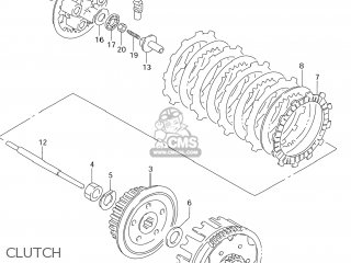 CLUTCH - DR125SE 1996 (T) USA (E03)