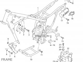 FRAME - DR125SE 1996 (T) USA (E03)