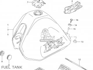 FUEL TANK - DR125SE 1996 (T) USA (E03)