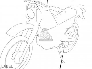 LABEL - DR125SE 1996 (T) USA (E03)