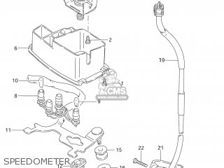 SPEEDOMETER - DR125SE 1996 (T) USA (E03)