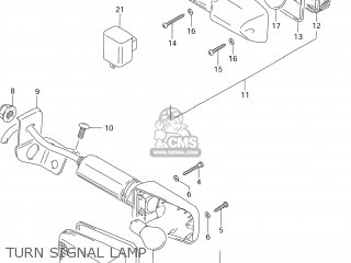 TURN SIGNAL LAMP - DR125SE 1996 (T) USA (E03)