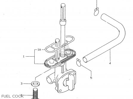 FUEL COCK - DR125SE 1999 (X) (E04 E18 E22 E34)