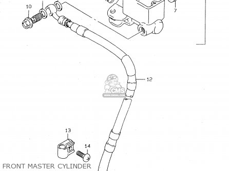 FRONT MASTER CYLINDER - DR125SE 2000 (Y)