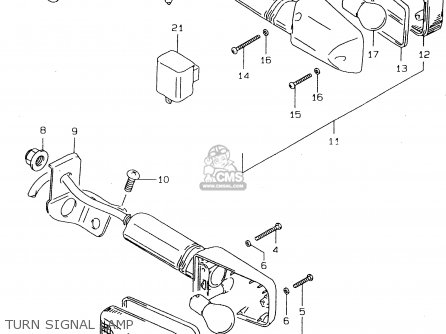 TURN SIGNAL LAMP - DR125SEU 1997 (V) GERMANY (E22)