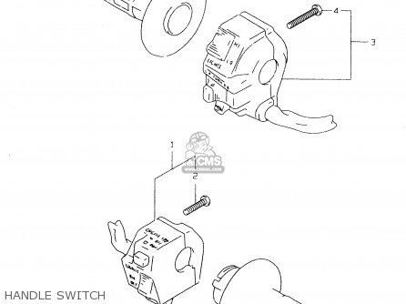 HANDLE SWITCH - DR125SEU 2000 (Y)