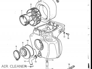 AIR CLEANER - DR200 1986 (G) USA (E03)