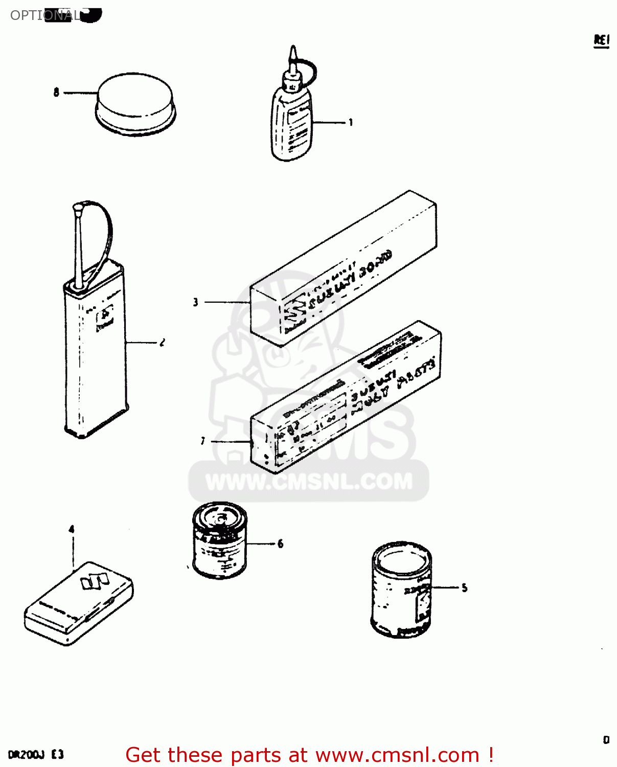 OPTIONAL DR200 1986 (G)