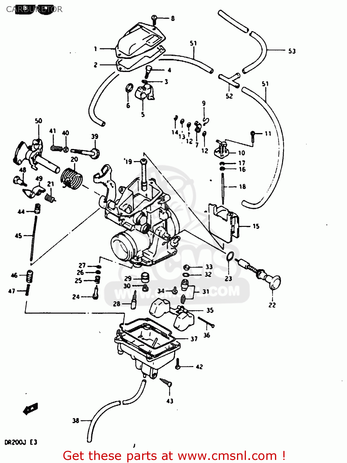 CARBURETOR DR200 1986 (G)