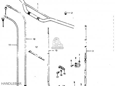 HANDLEBAR - DR200 1986 (G)