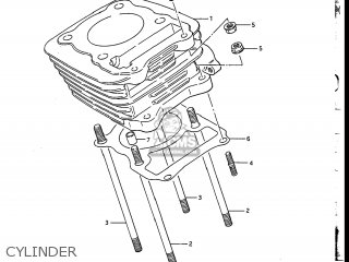 CYLINDER - DR200 1987 (H) USA (E03)
