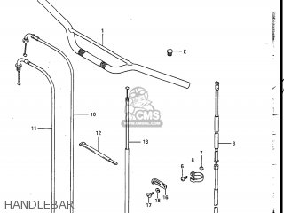 HANDLEBAR - DR200 1987 (H) USA (E03)