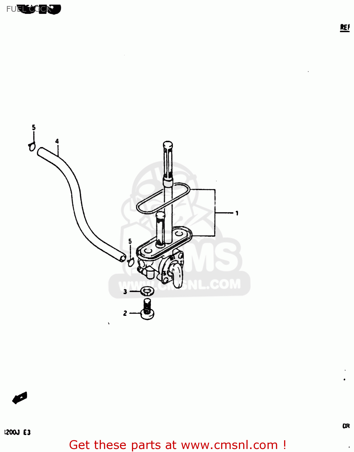 FUEL COCK DR200 1987 (H)