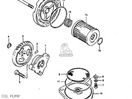 OIL PUMP - DR200 1987 (H)