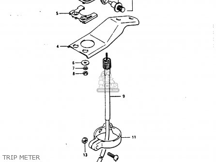 TRIP METER - DR200 1987 (H)