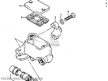 FRONT MASTER CYLINDER - DR200 1987 (H)