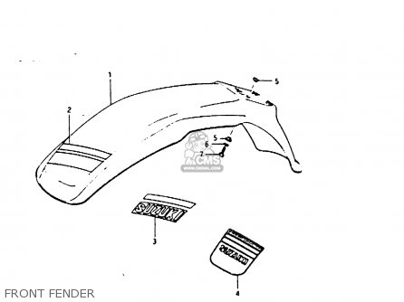 Suzuki DR200 1988 (J) parts lists and schematics