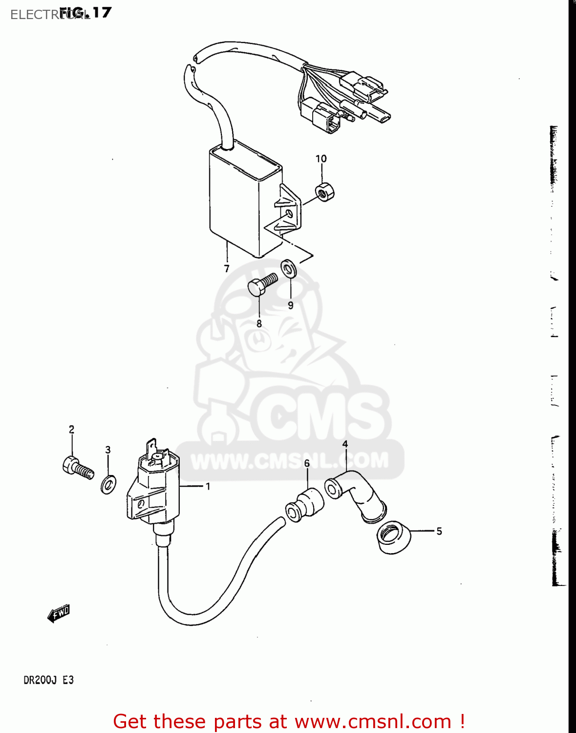 ELECTRICAL DR200 1988 (J) USA (E03)