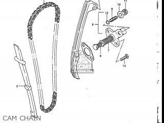 CAM CHAIN - DR200 1988 (J) USA (E03)