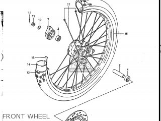FRONT WHEEL - DR200 1988 (J) USA (E03)