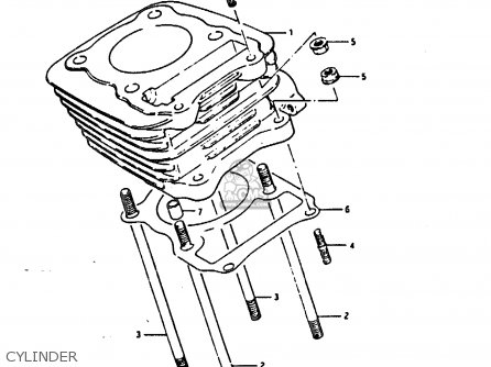 CYLINDER - DR200 1988 (J)