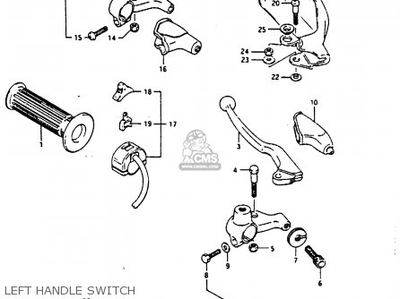 LEFT HANDLE SWITCH - DR200 1988 (J)