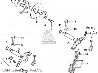 CAM SHAFT - VALVE - DR200SE 1996 (T) USA (E03)