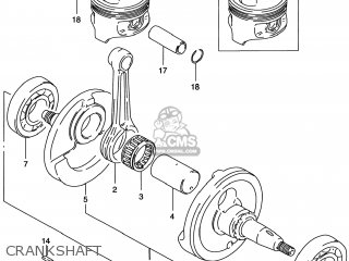 CRANKSHAFT - DR200SE 1996 (T) USA (E03)