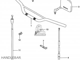 HANDLEBAR - DR200SE 1996 (T) USA (E03)