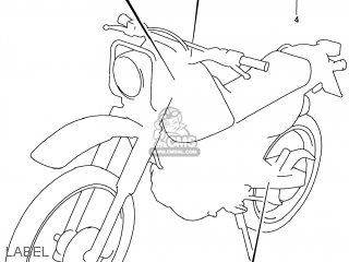 LABEL - DR200SE 1996 (T) USA (E03)