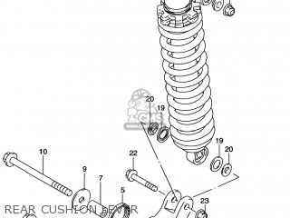 REAR CUSHION LEVER - DR200SE 1996 (T) USA (E03)