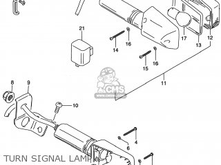 TURN SIGNAL LAMP - DR200SE 1996 (T) USA (E03)
