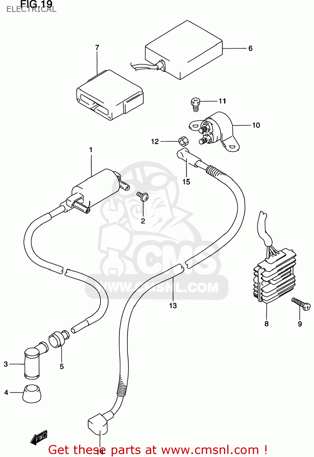 ELECTRICAL DR200SE 1997 (V) USA (E03)